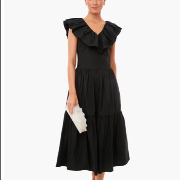 Pomander Place Dresses & Skirts - Tuckernuck Black Ruffle Jo Dress